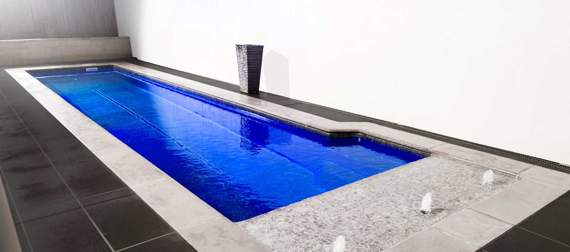 A pool for swimming at home