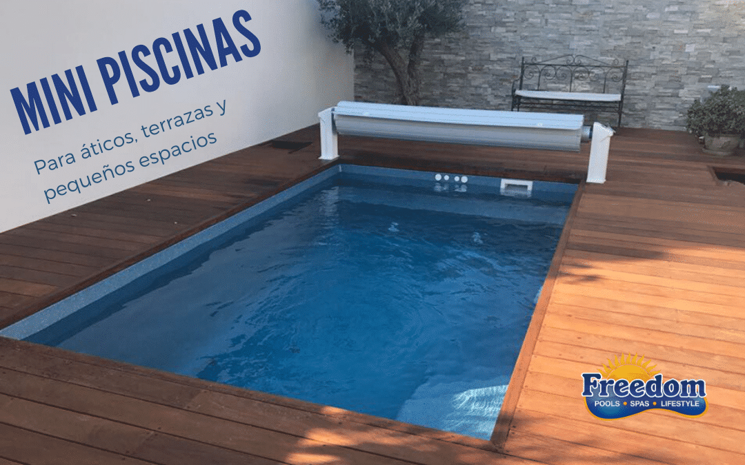 Mini piscinas para áticos, terrazas y pequeños espacios