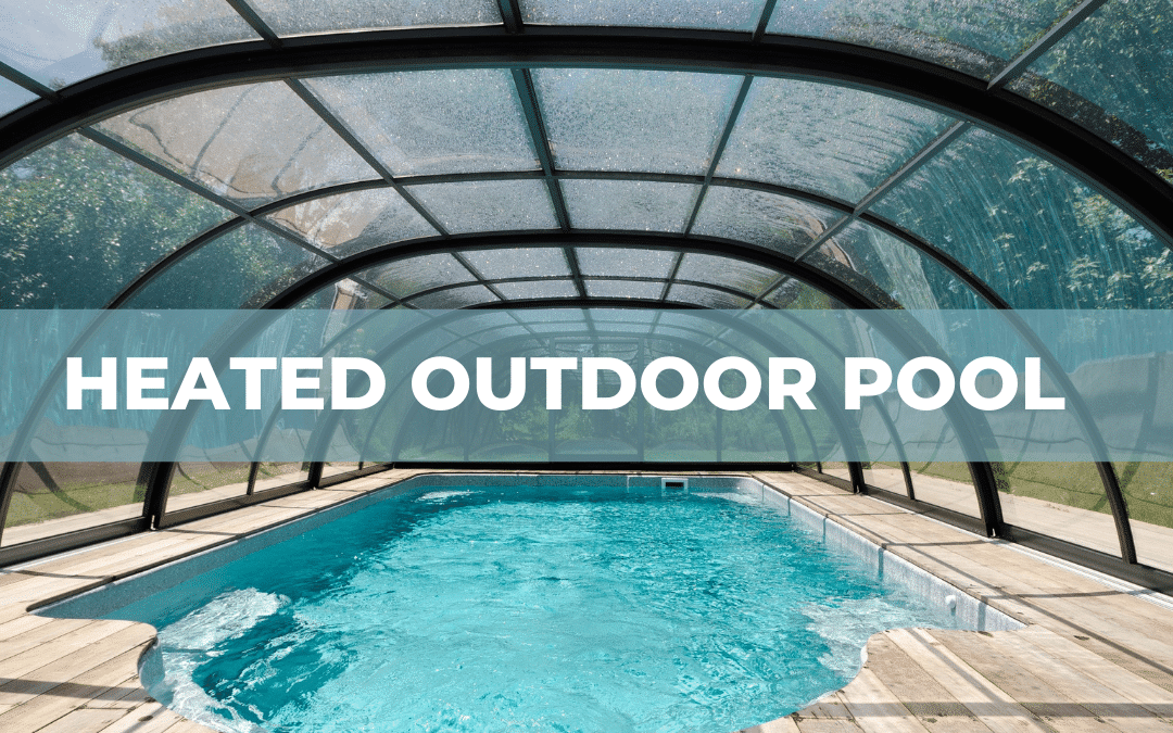 The idea temperature for a heated outdoor pool