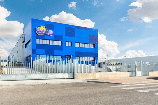 swimming pool factory façade