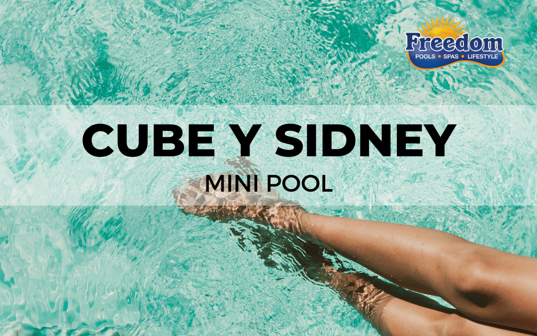 2 Mini Pool: Cube and Sidney. Comfort and Style in Small Spaces